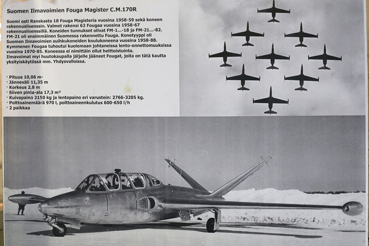 Fouga CM-170 Magister, Вантаа