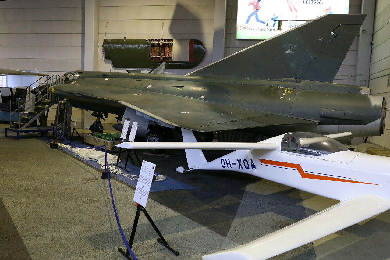 Saab 35XS Draken Jet Fighter (Vantaa)