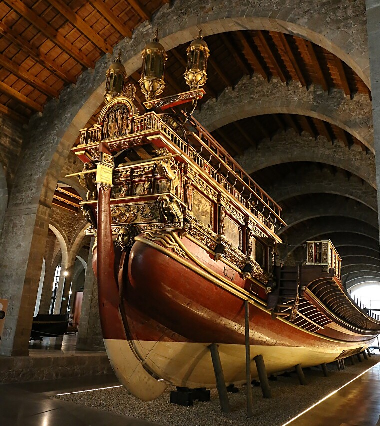 Королевская галера (Galera Real). Морской музей в Барселоне