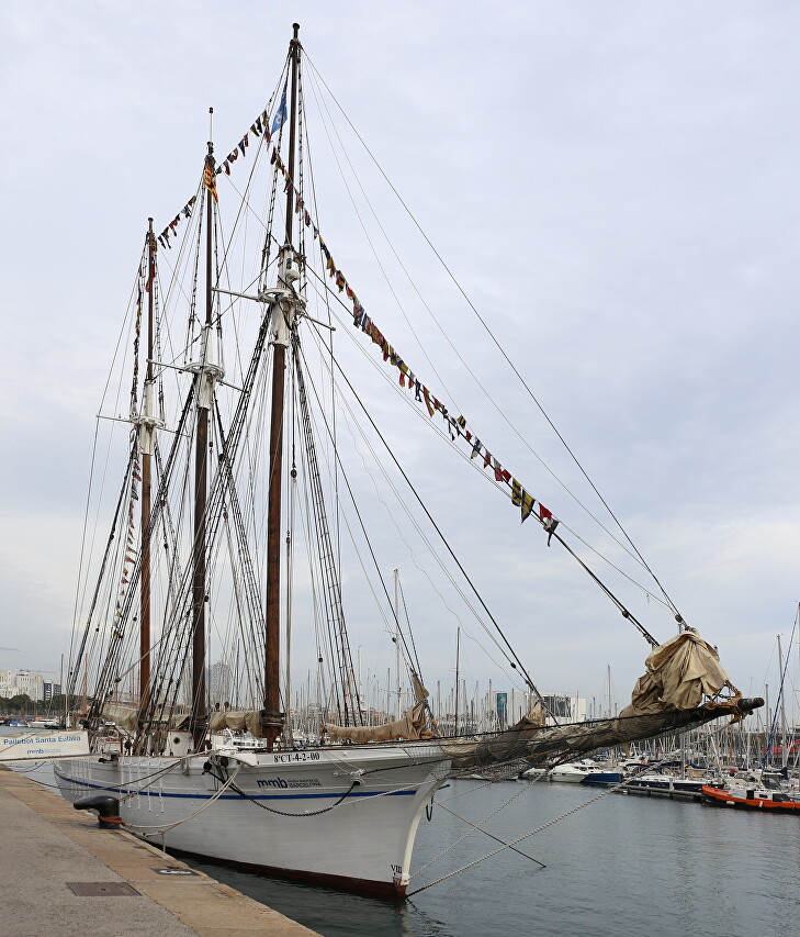 Santa Eulalia schooner, Barcelona