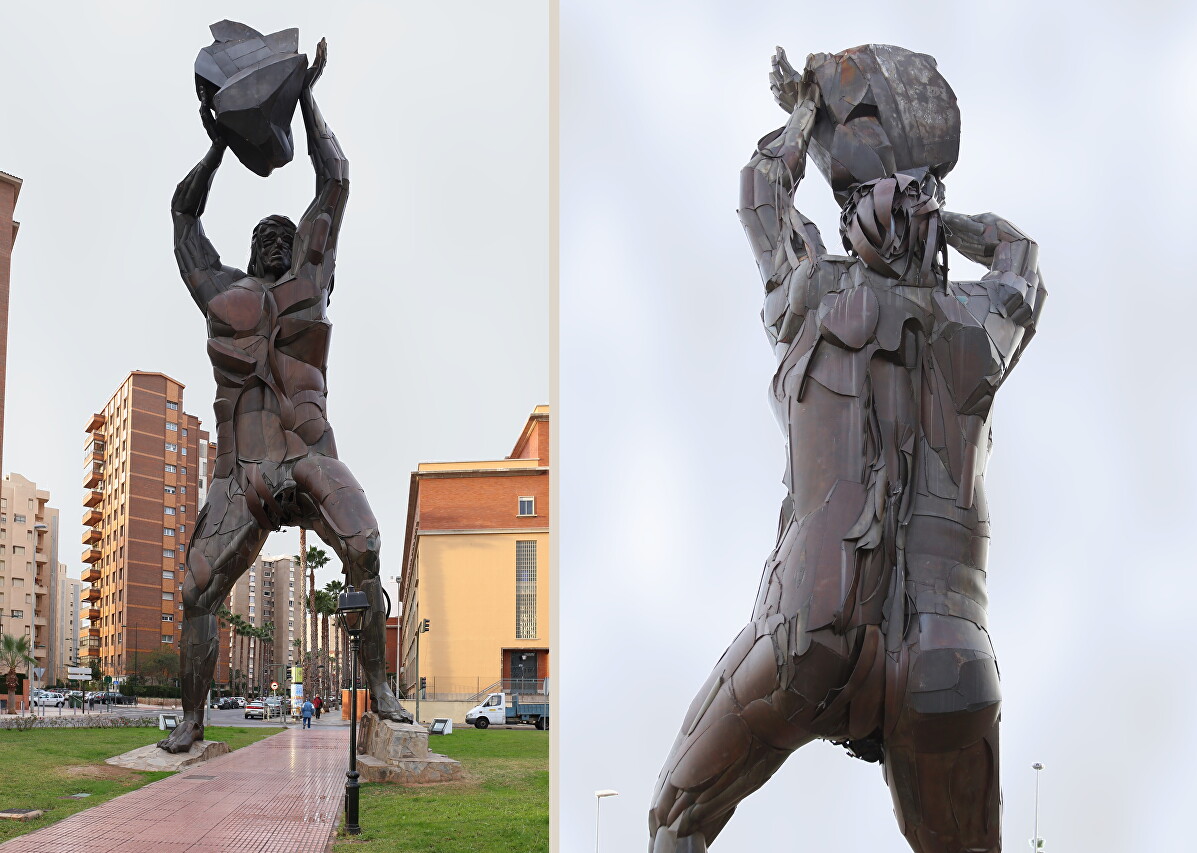 Statue of the Giant Tombatossals, Castellon de la Plana