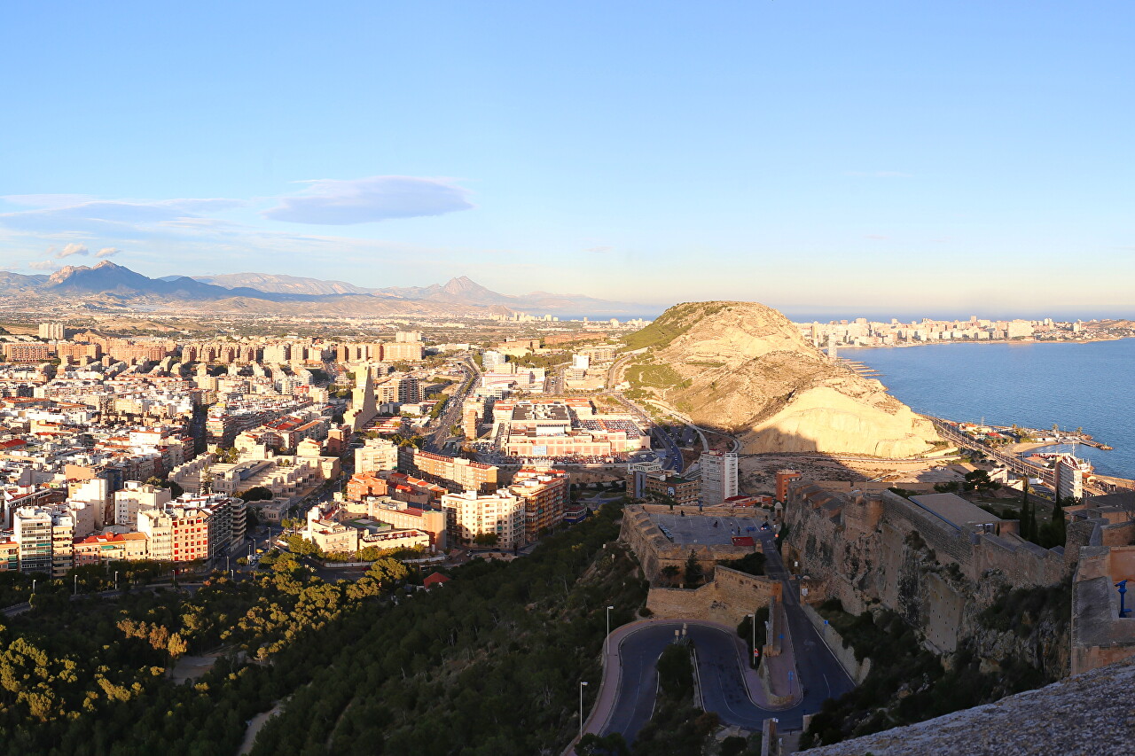 Alicante Views from the Santa Barbara Castle