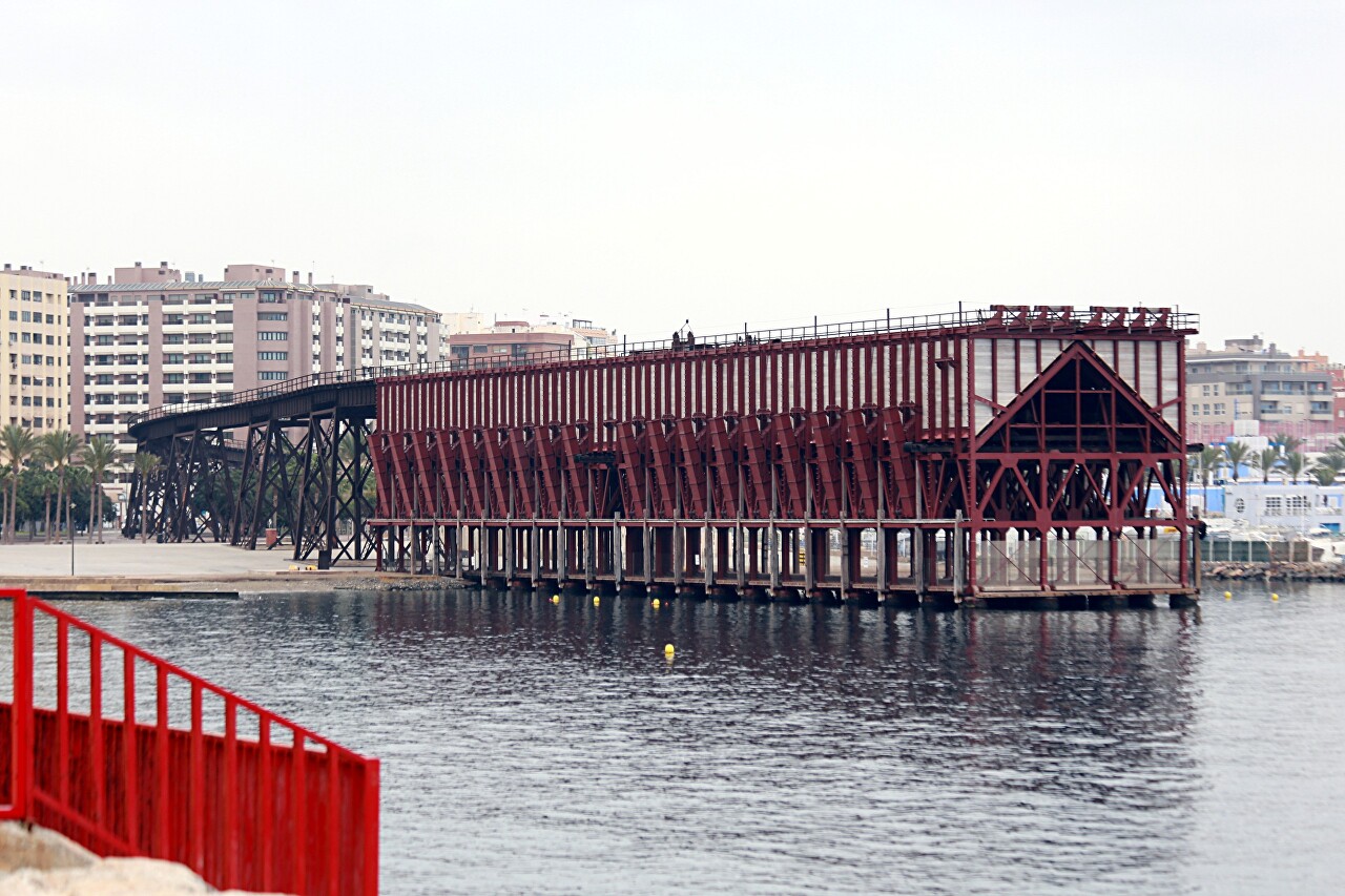 Cable Inglés loading ramp, Almeria