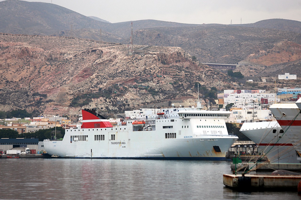 Almería ferry port, MF Albayzin
