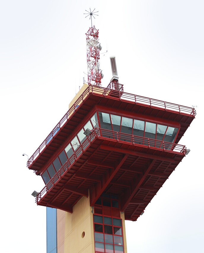 Almería port control tower