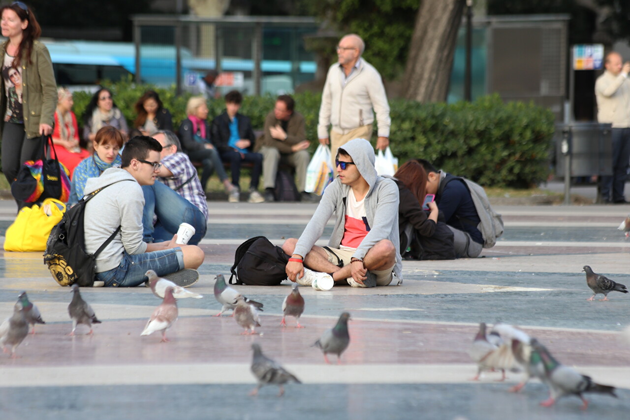 Plaza Catalunya, Barcelona