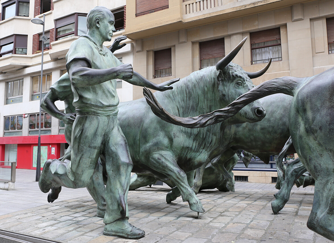 Encierro Monument, Pamplona