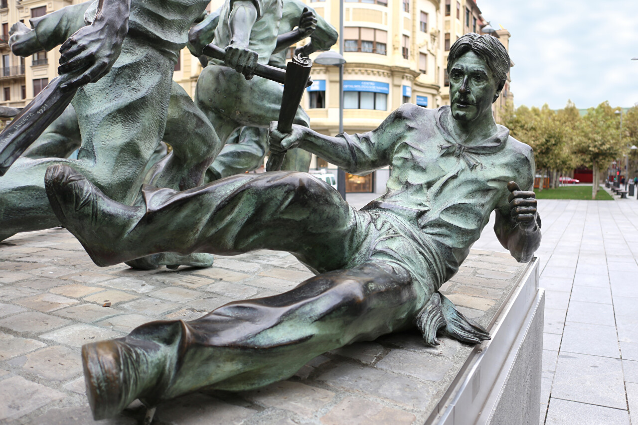 Encierro Monument, Pamplona