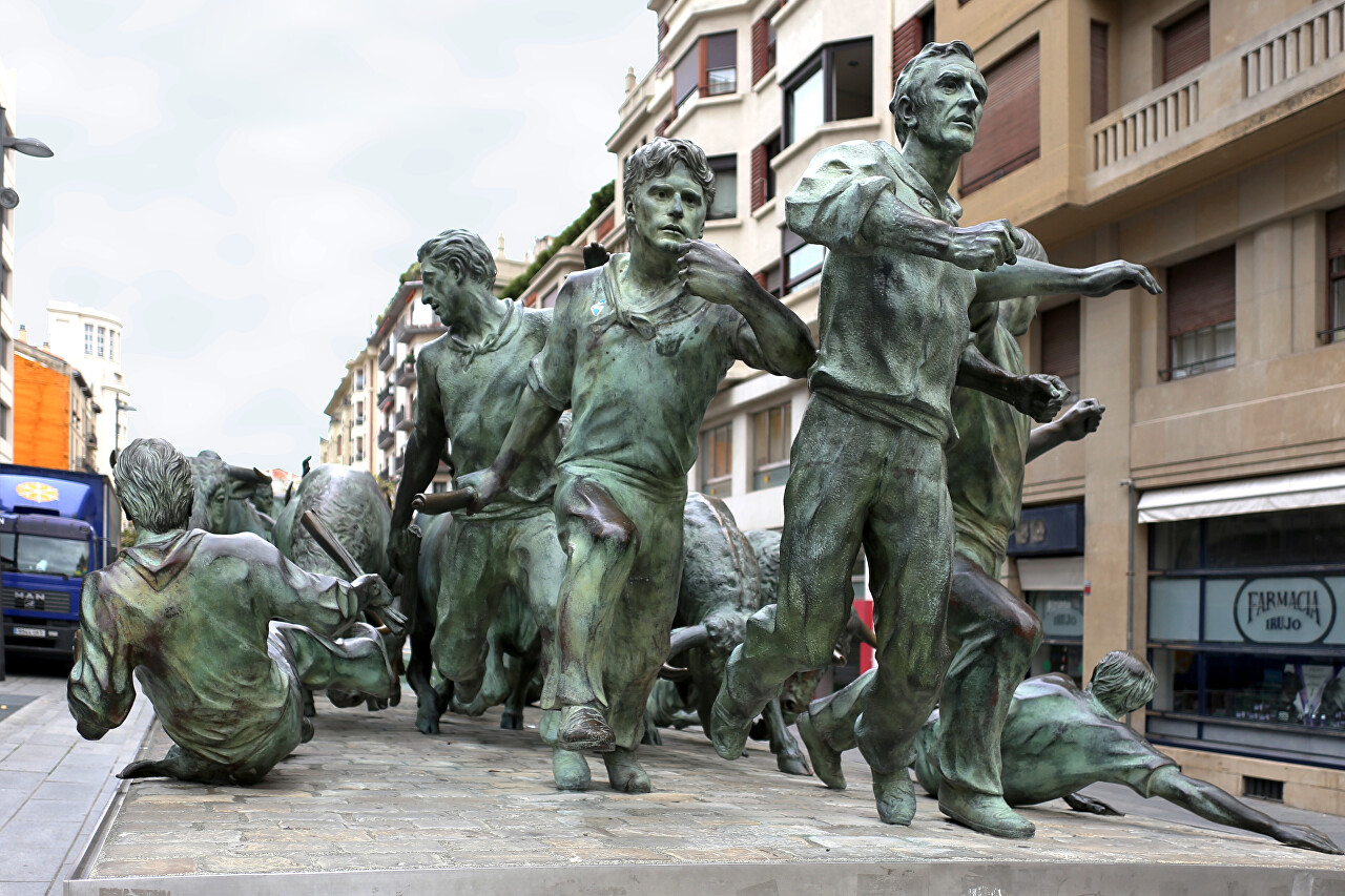 Encierro Monument, Pamplona