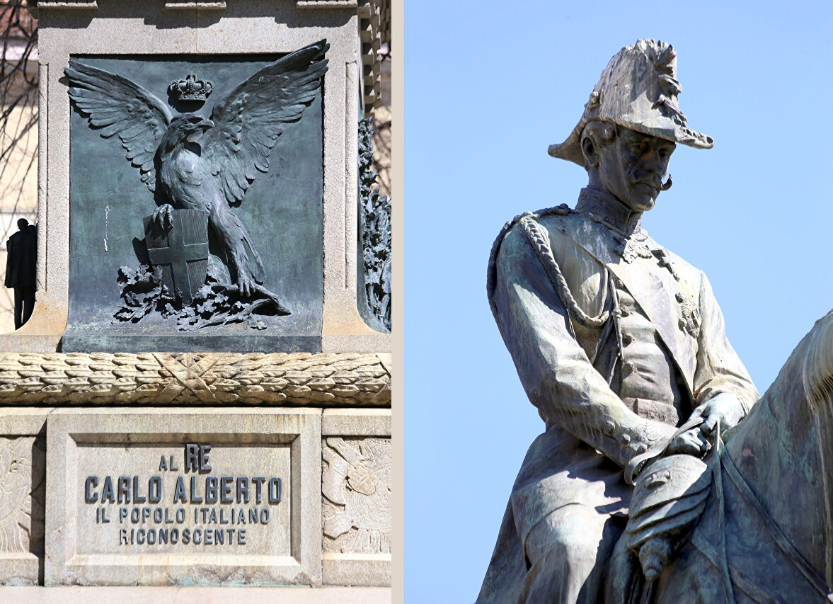 Памятник Карлу Альберту, Рим