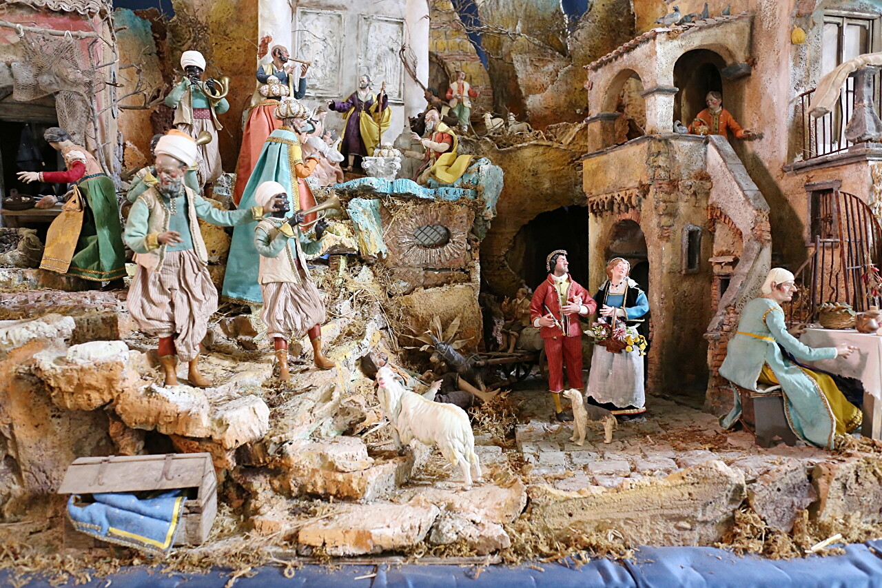 Nativity Scene in Church of Santa Maria La Nova