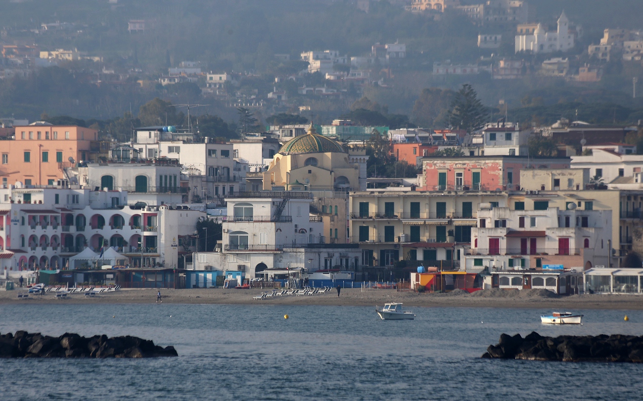 Morning Ischia from the ferry