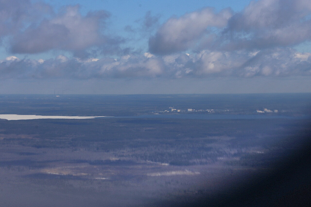 Surroundings of Koltsovo airport from the air