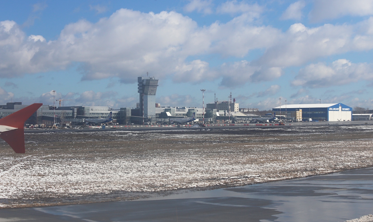 Passenger apron of Yekaterinburg-Koltsovo airport