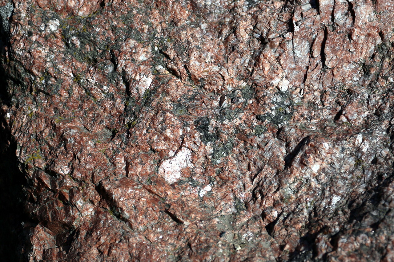 Red granite