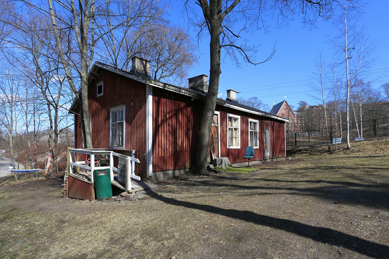 Helsinki. Linnulaulu Park. Wayfarer's house