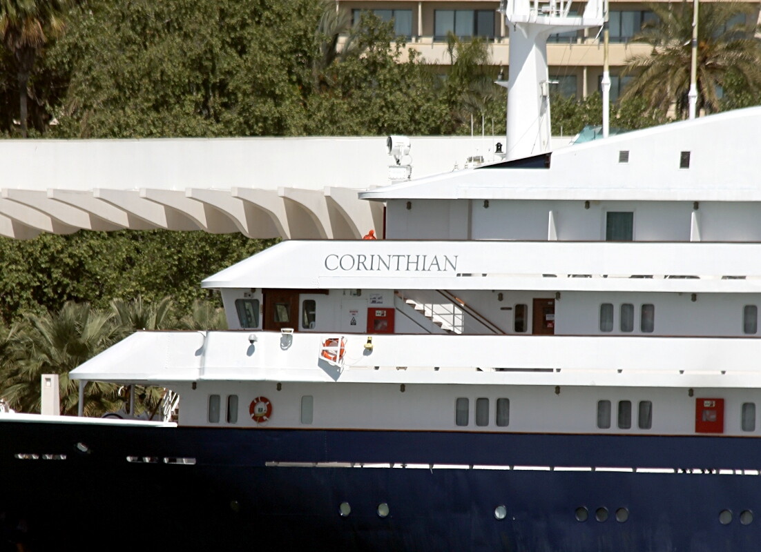 MV Corinthian Cruise Ship in Malaga