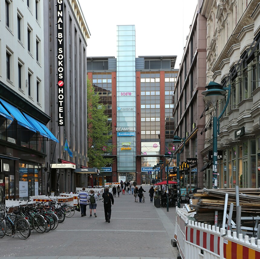 Kluuvi shopping streets, Helsinki