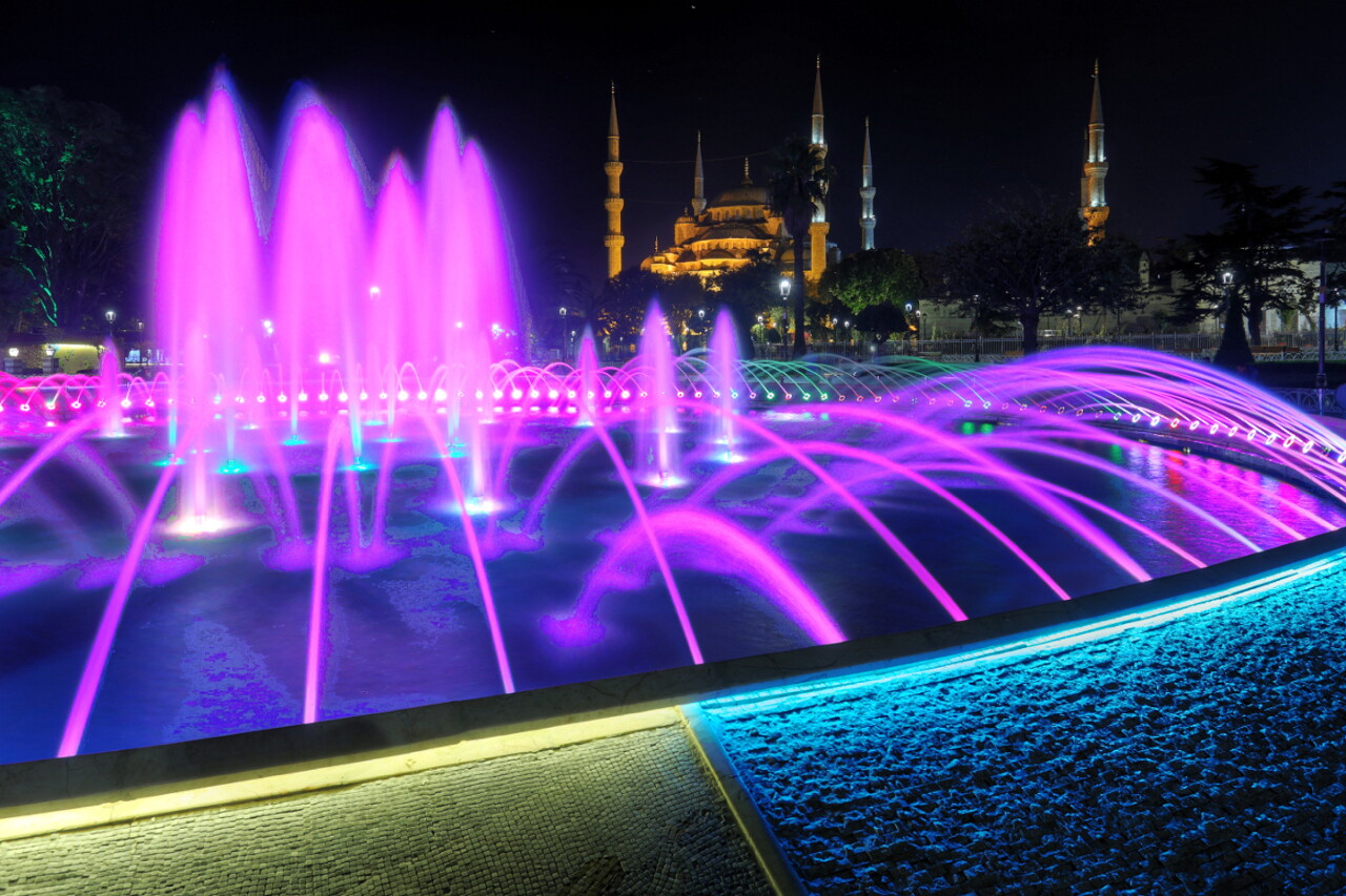 Ночной Стамбул, Султанахмет