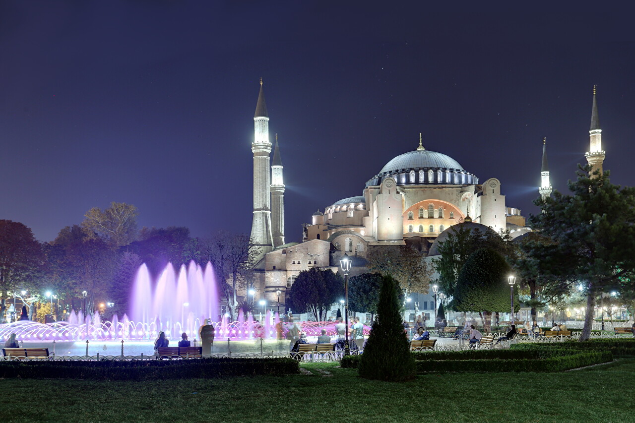 Ночной Стамбул, Султанахмет