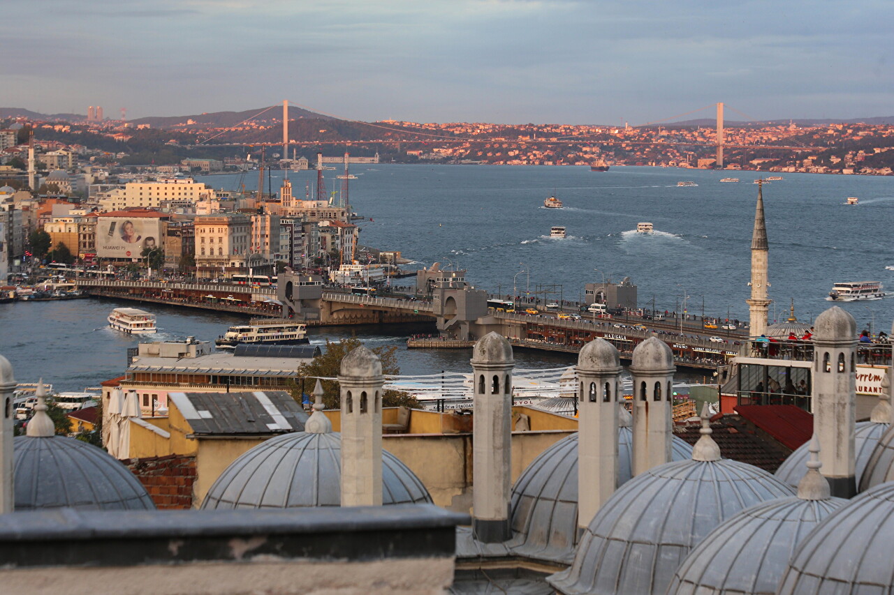 Sunset View from the Suleymaniye Mosque