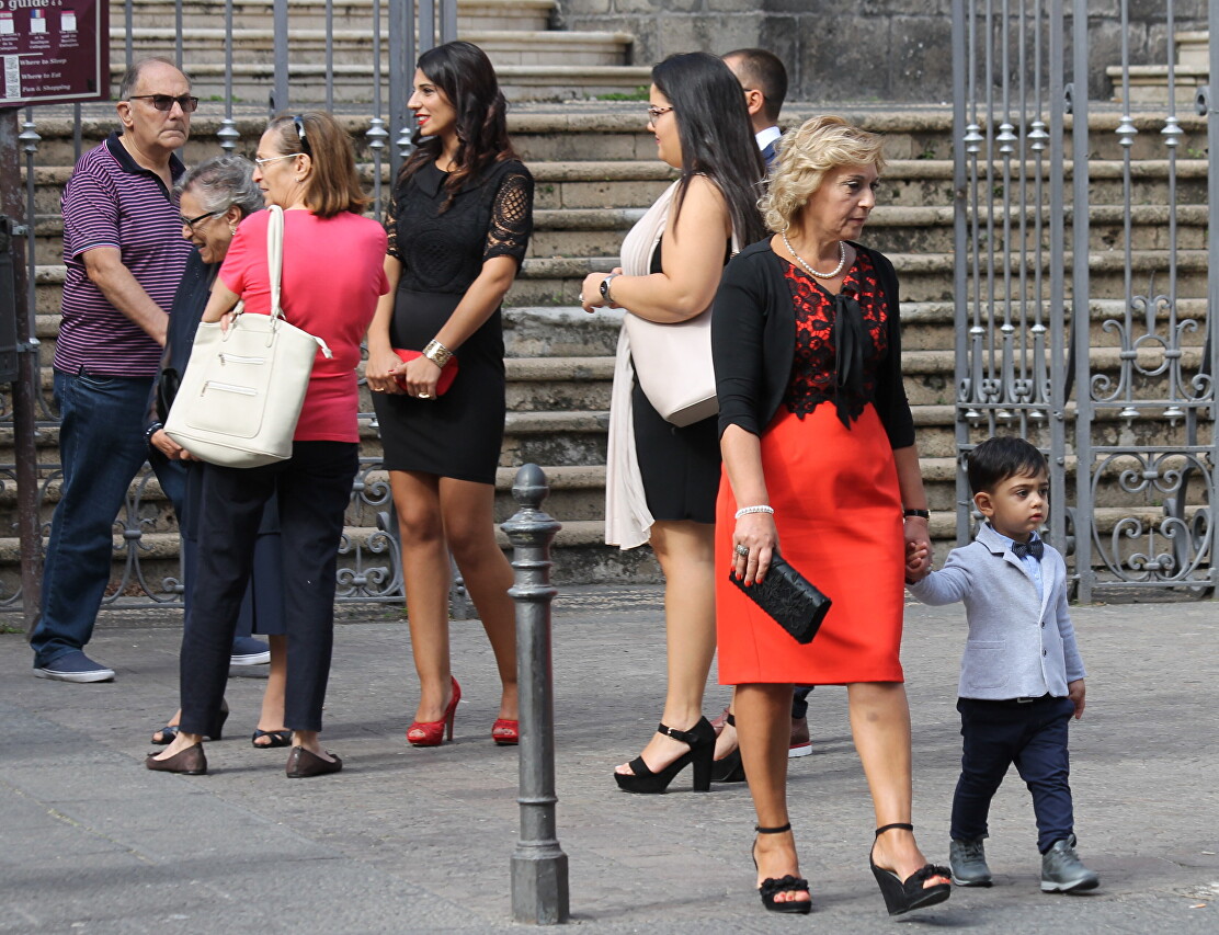 Wedding in the Basilica della Collegiata, Catania