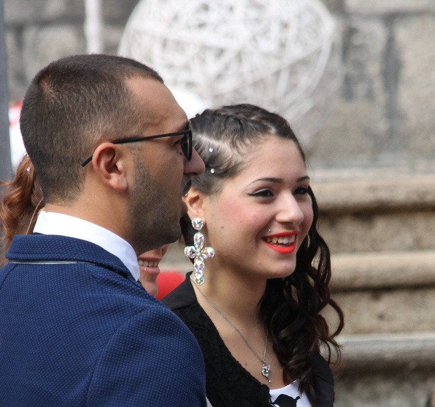 Wedding in the Basilica della Collegiata, Catania