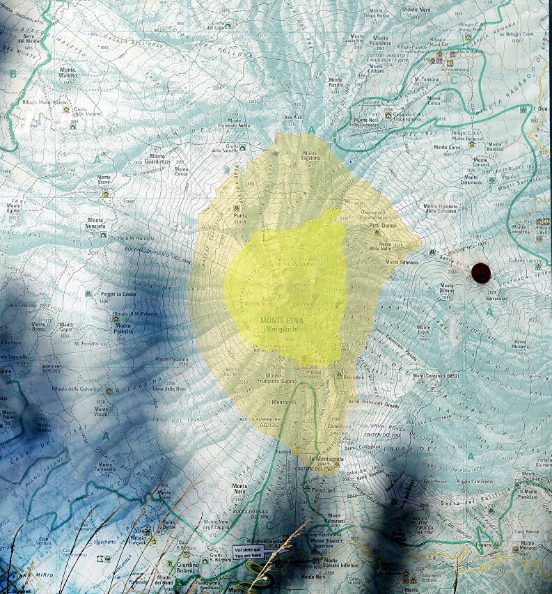 Map of Mount Etna