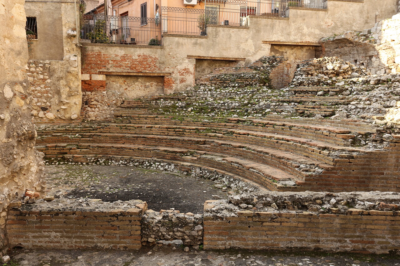 Ruins of the Odeon Theatre, Taormina