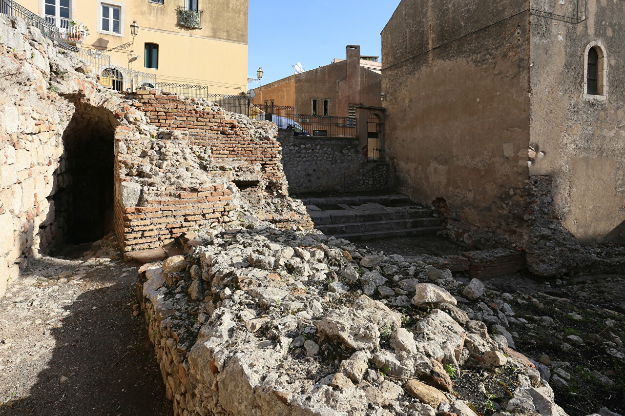 Ruins of the Odeon Theatre, Taormina