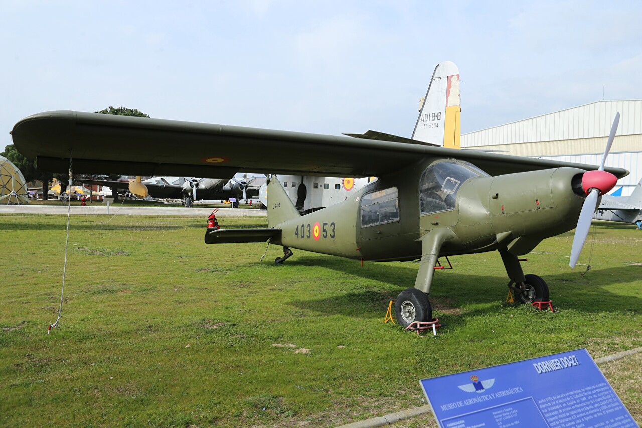 Dornier Do 27 light aircraft, Madrid