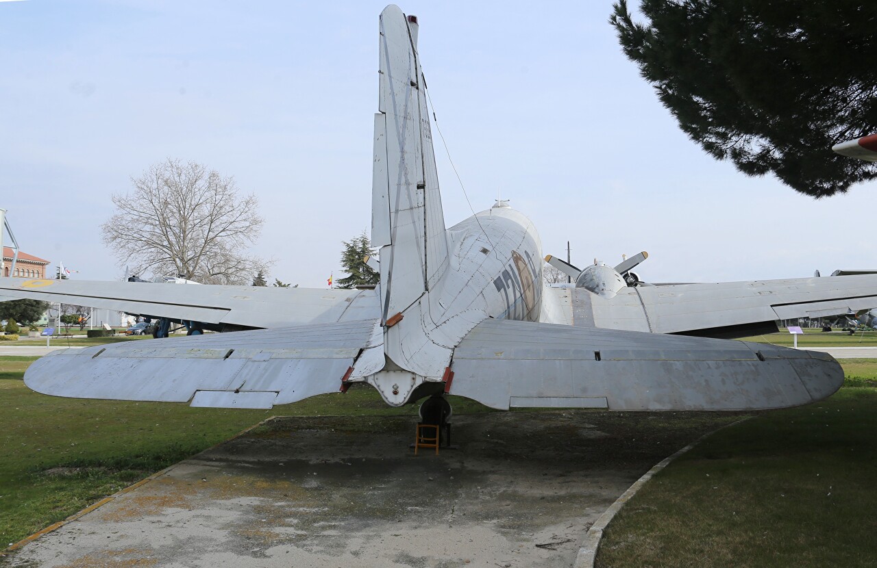 Douglas C-47B military transport aircraft, Madrid