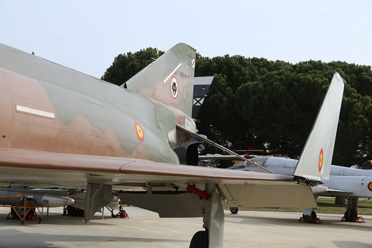 Reconnaissance aircraft RF-4C Phantom II, Aeronautics Museum in Madrid