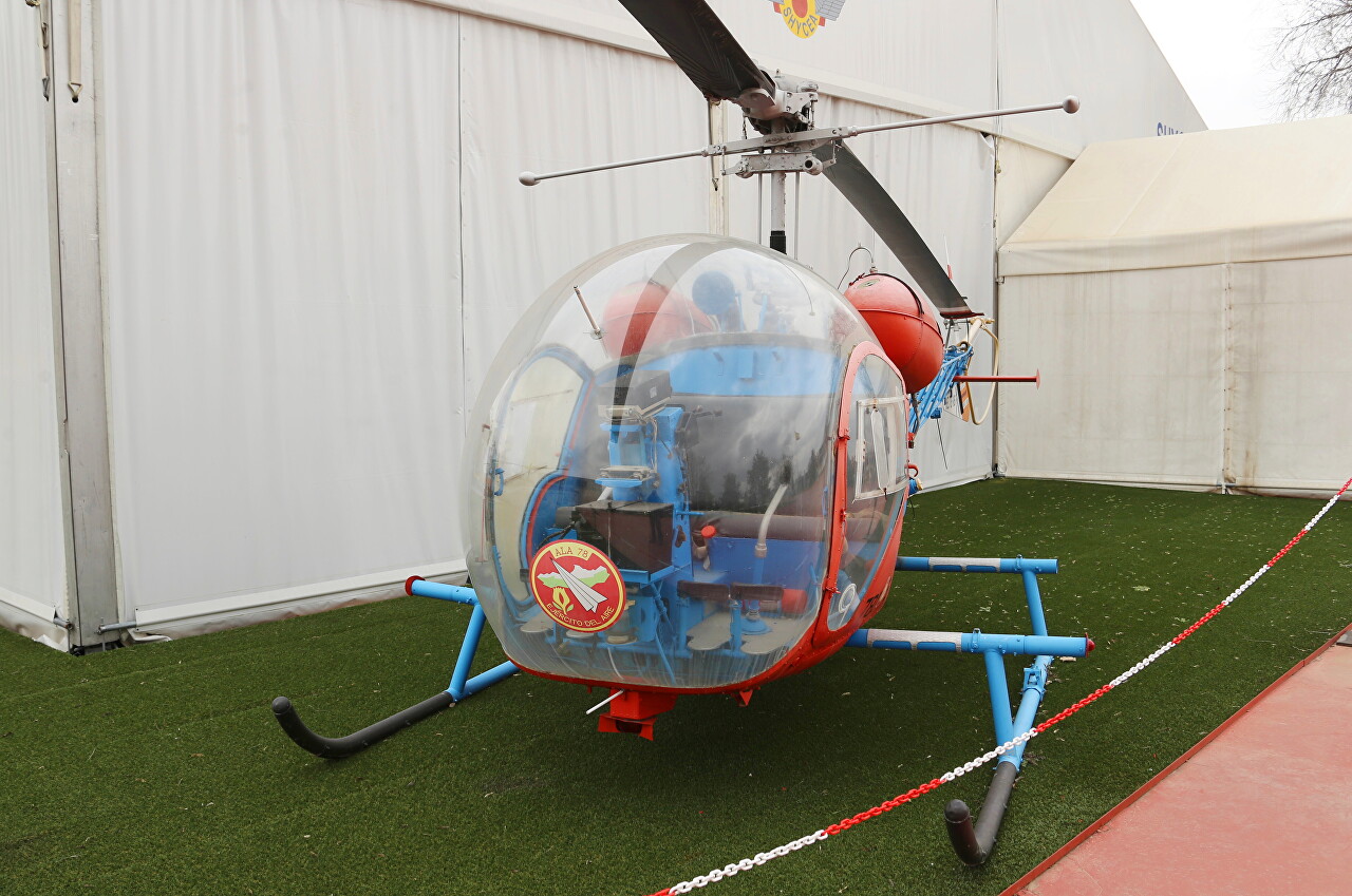 Agusta Bell 47 G-3B Helicopter, Madrid