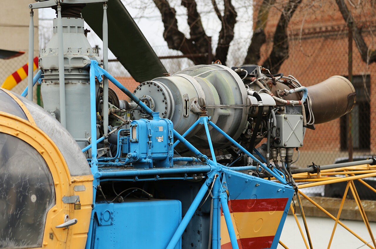 SA-318C Alouette II helicopter, Museo del Aire, Madrid