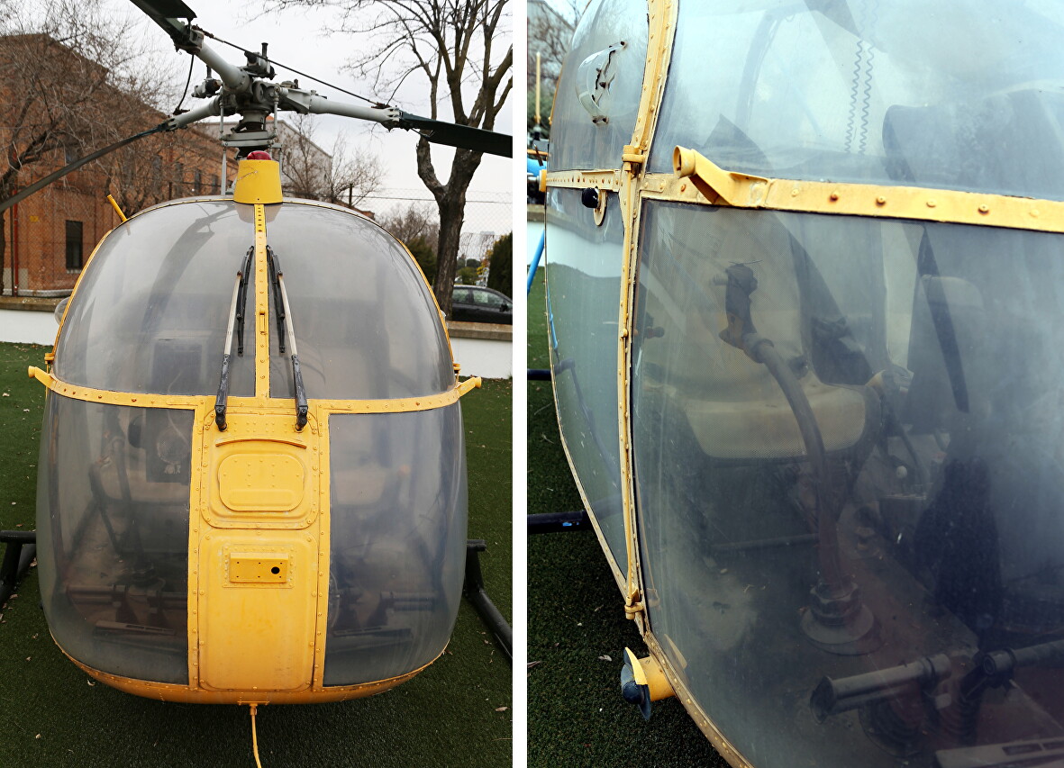 SA-318C Alouette II helicopter, Museo del Aire, Madrid