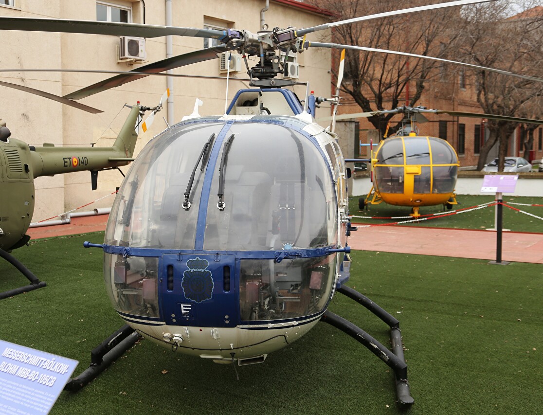 MBB Bo-105CB, police helicopter, Madrid