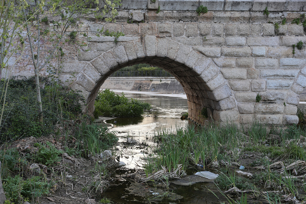 Roman bridge over Albarregas Creek, Merida