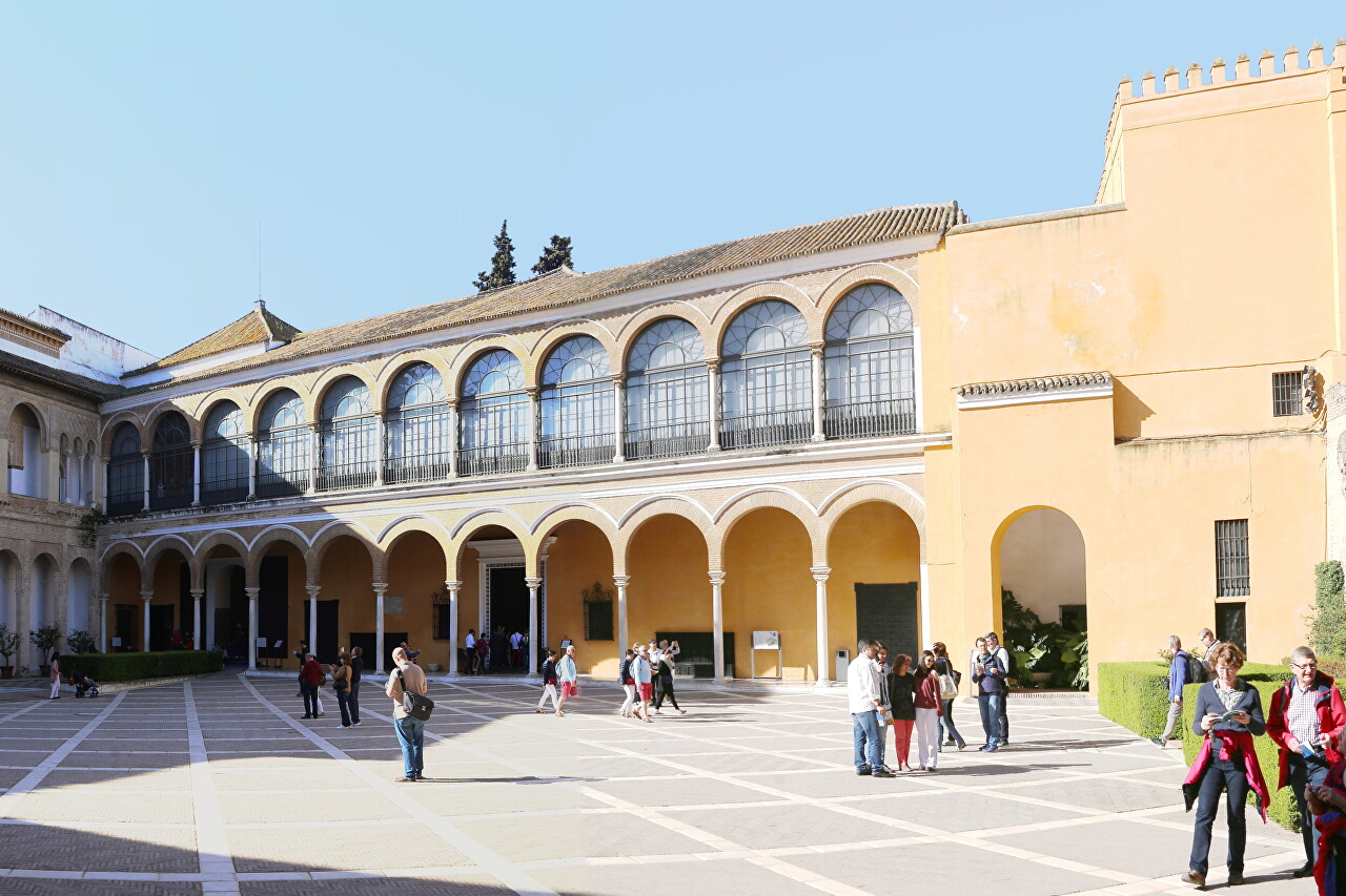 Courtyard Of Monteria, Seville Alcazar
