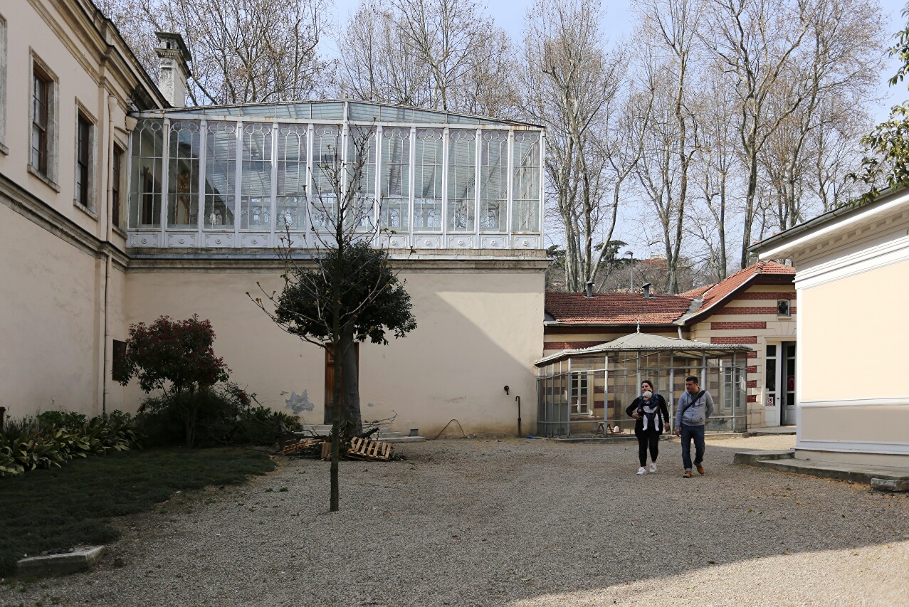 Glass pavilion of Dolmabahçe Palace