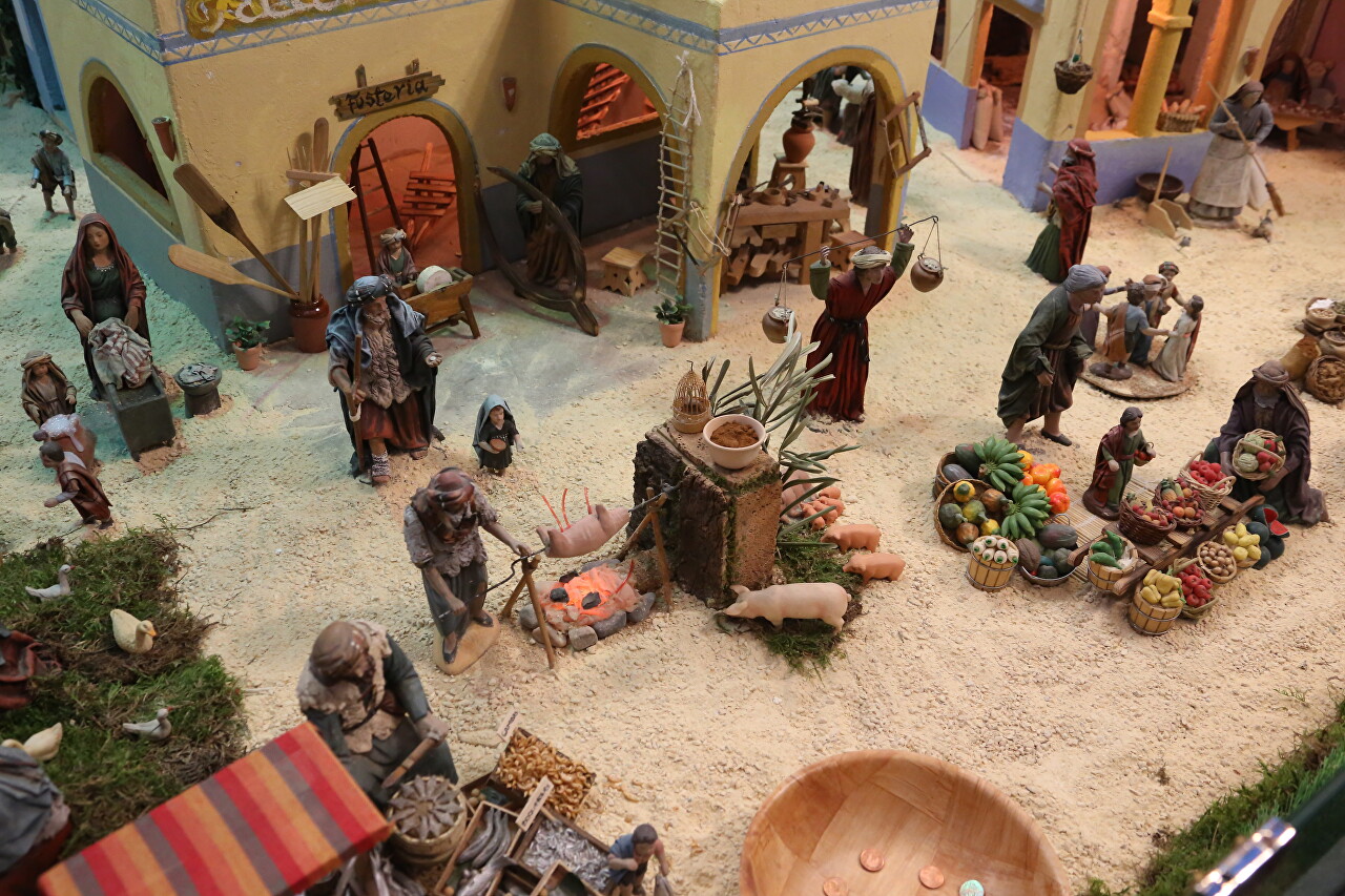 Christmas Nativity scene, Benidorm