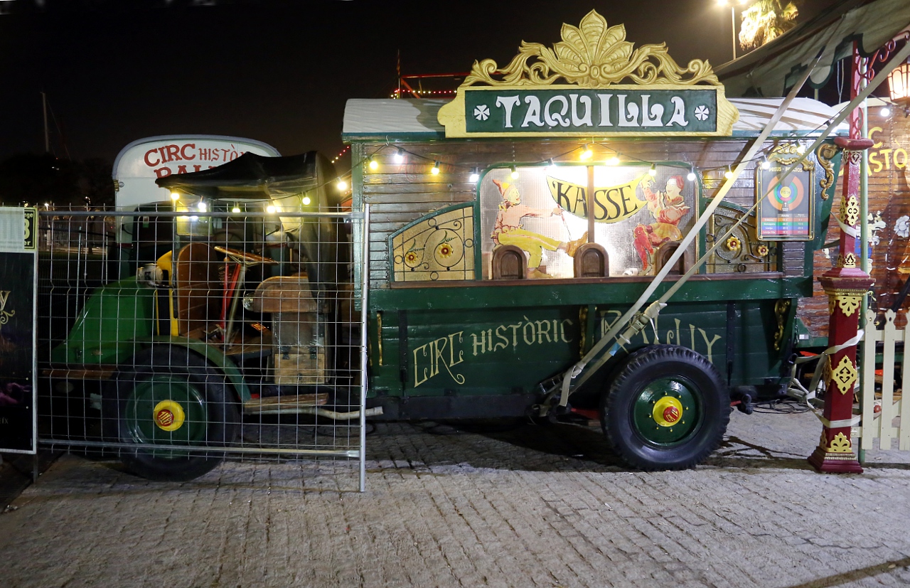 Historic circ Raluy in Port Vell, Barcelona