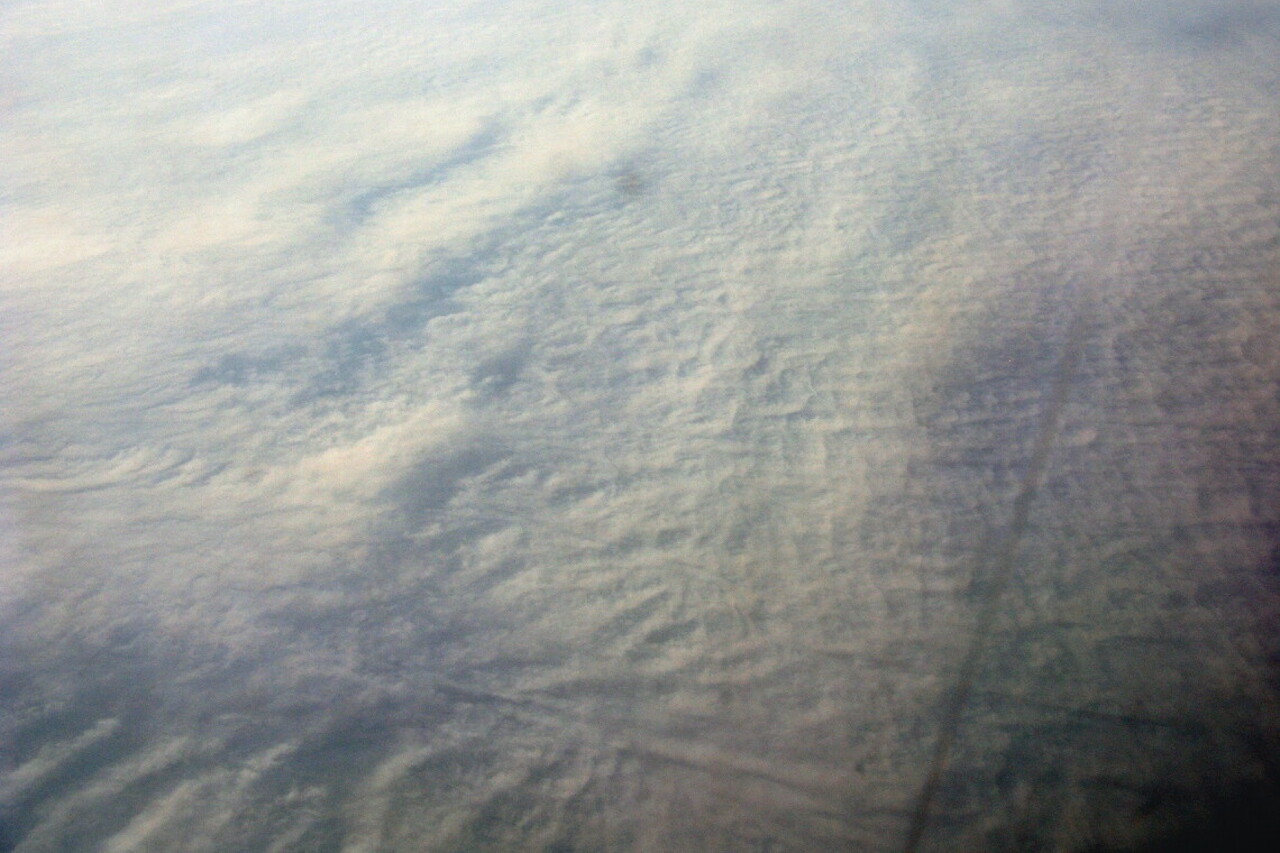 Clouds, view from an airplane