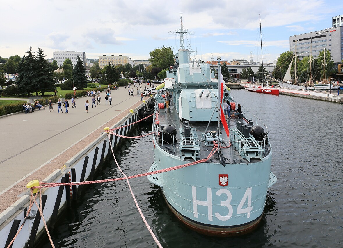 Błyskawica destroyer, Gdynia