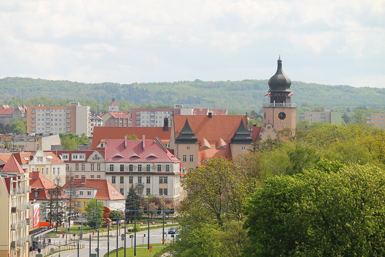 Elbląg view from Market tower