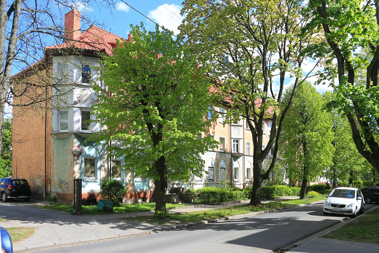 German residential building, early 20th century, Amalienau district, königsberg-Kaliningrad