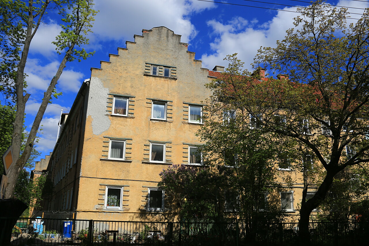 German residential building, early 20th century, Amalienau district, königsberg-Kaliningrad