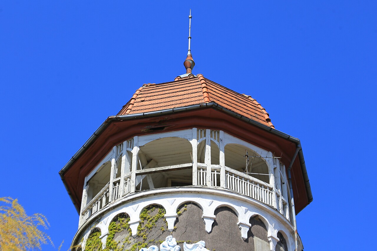 Svetlogorsk, Water tower and rotunda