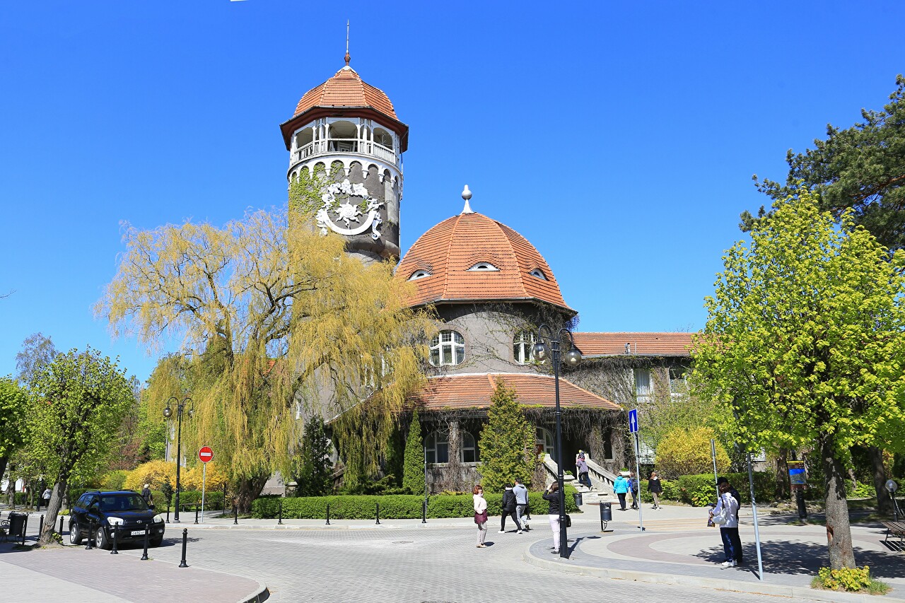 Svetlogorsk, Water tower and rotunda