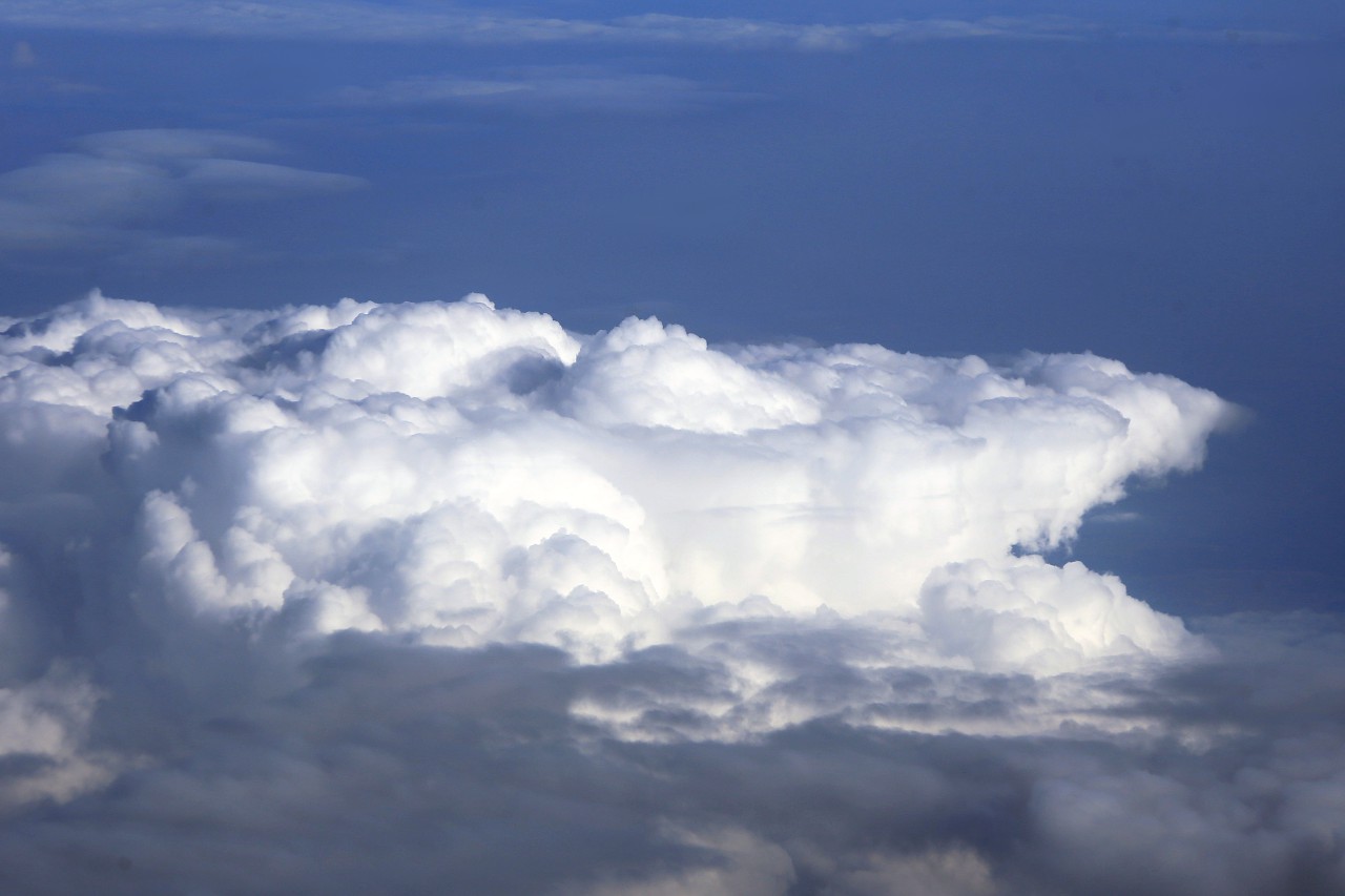 Clouds, view from an airplane